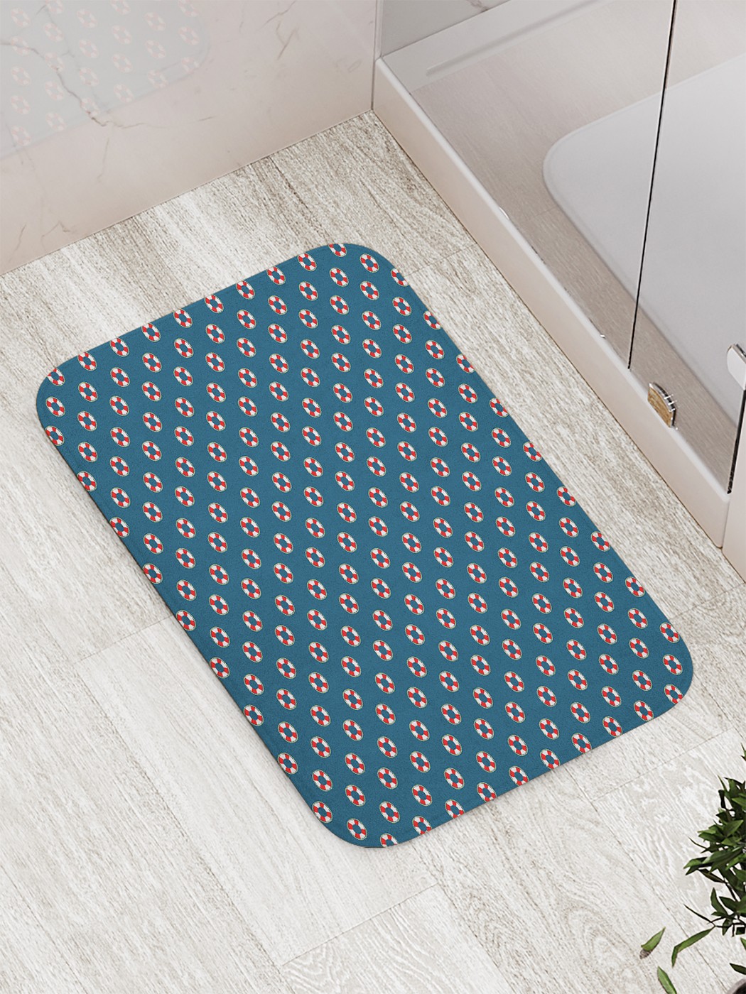 

bath_85822 Коврик противоскользящий для ванной, сауны, бассейна, 77х52 см