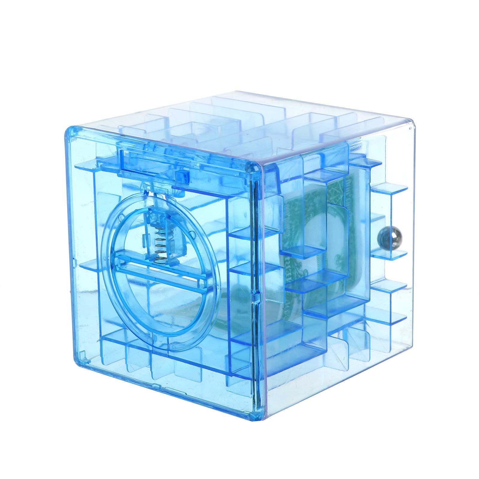 Головоломка Кубический лабиринт копилка с денежкой 9х9х9 см в ассортименте 326170