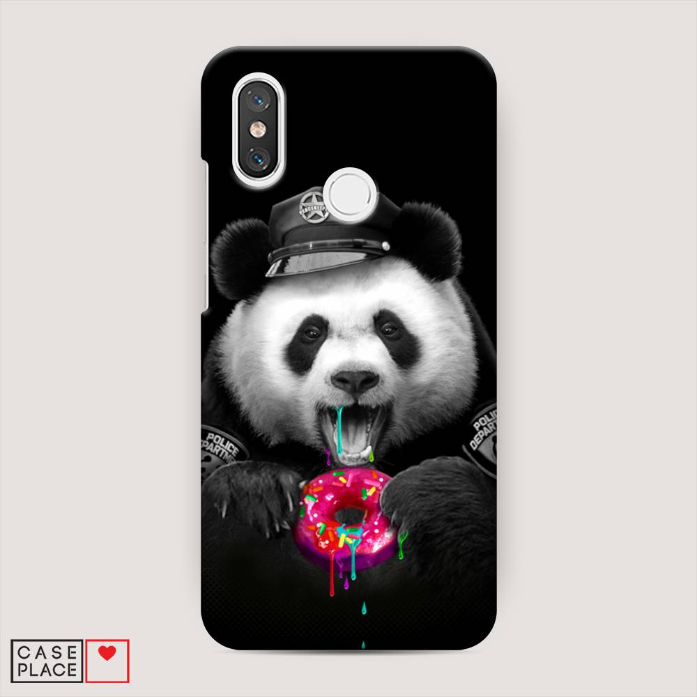 

Пластиковый чехол "Панда police" на Xiaomi Mi 8, 33520-1