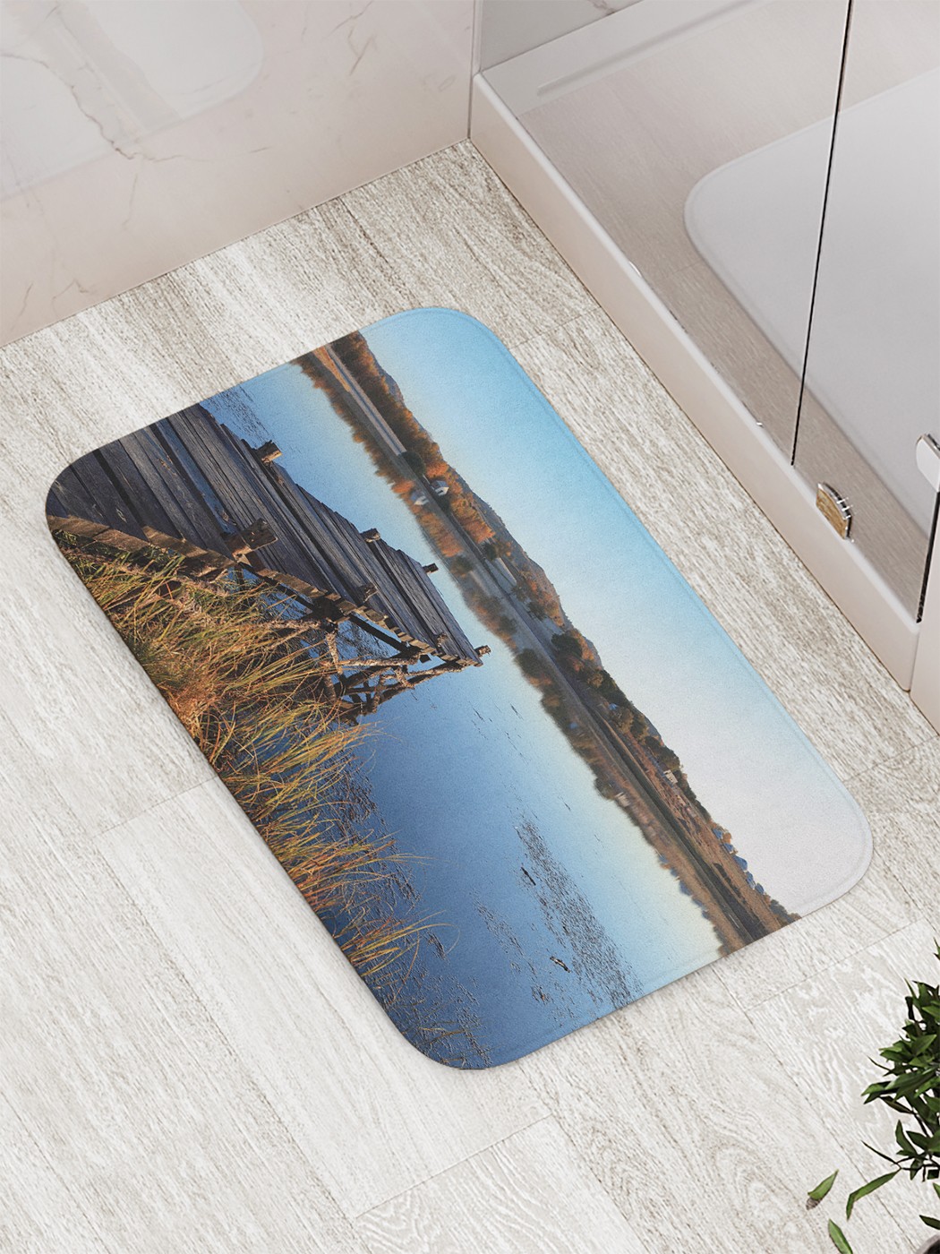 

bath_85711 Коврик противоскользящий для ванной, сауны, бассейна, 77х52 см