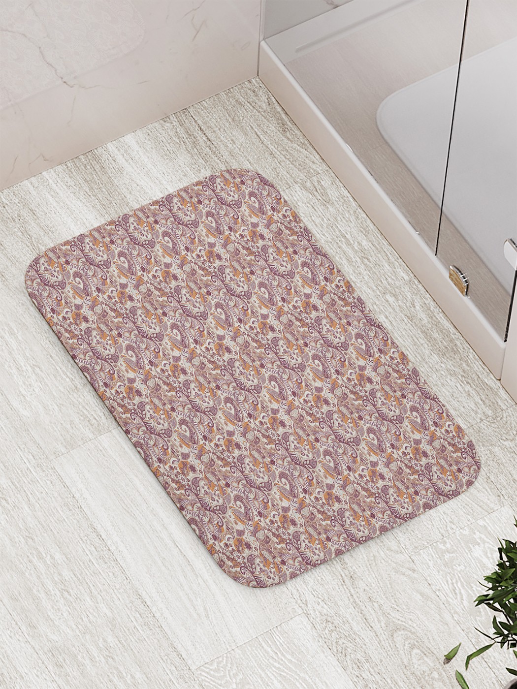 

bath_85676 Коврик противоскользящий для ванной, сауны, бассейна, 77х52 см
