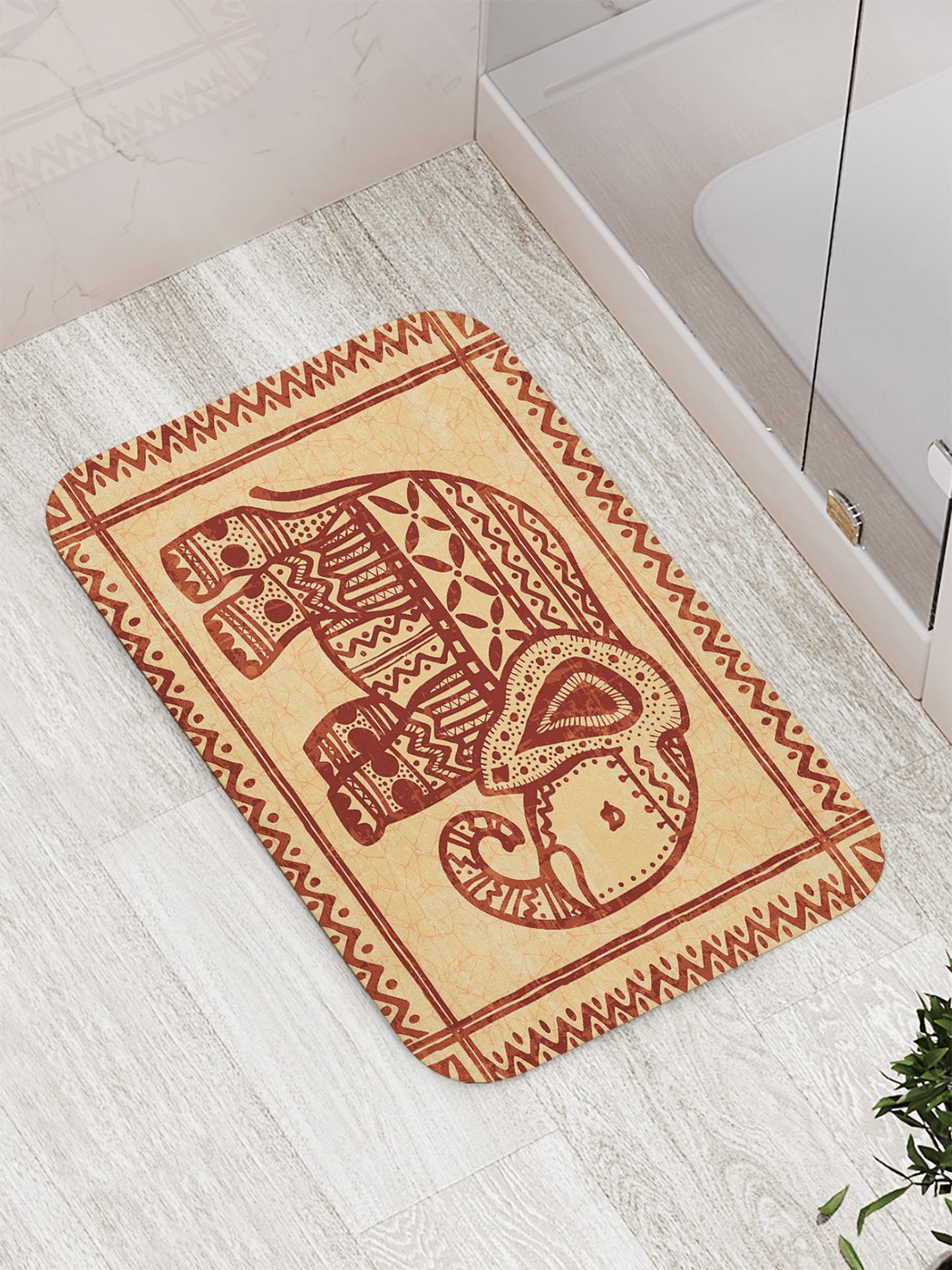 

bath_85675 Коврик противоскользящий для ванной, сауны, бассейна, 77х52 см
