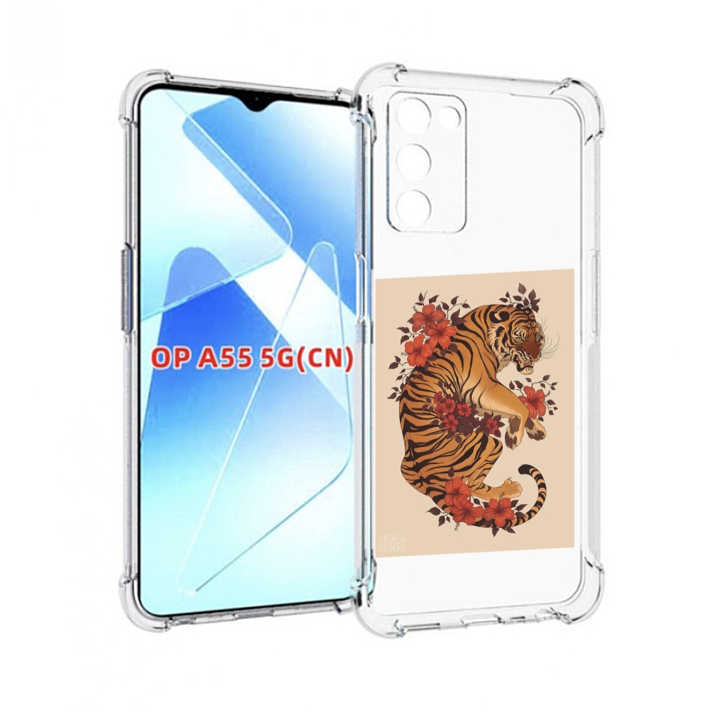 

Чехол MyPads злой-тигр-с-цветами для Infinix Zero X Neo, Прозрачный, Tocco