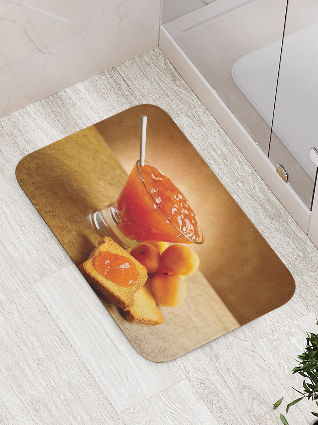 

bath_85639 Коврик противоскользящий для ванной, сауны, бассейна, 77х52 см