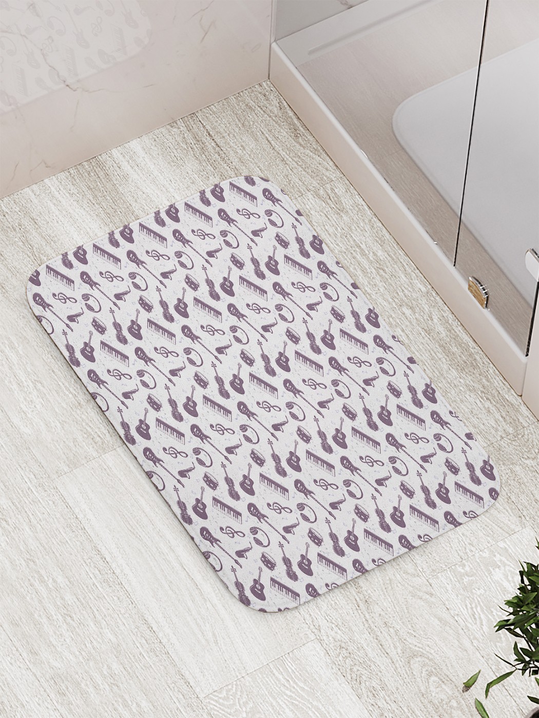 

bath_85584 Коврик противоскользящий для ванной, сауны, бассейна, 77х52 см