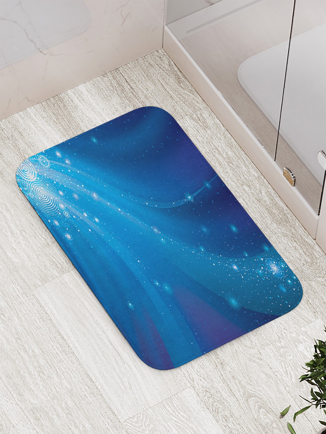 

bath_85529 Коврик противоскользящий для ванной, сауны, бассейна, 77х52 см