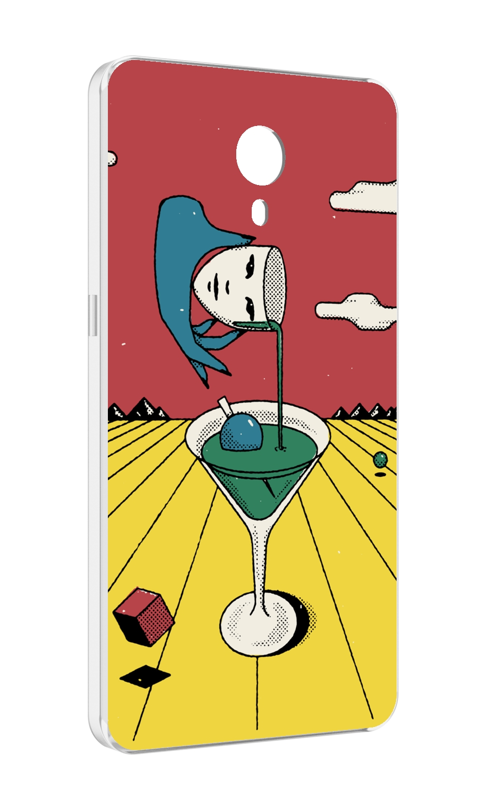 

Чехол MyPads необычный напиток для Meizu M3 Note, Прозрачный, Tocco