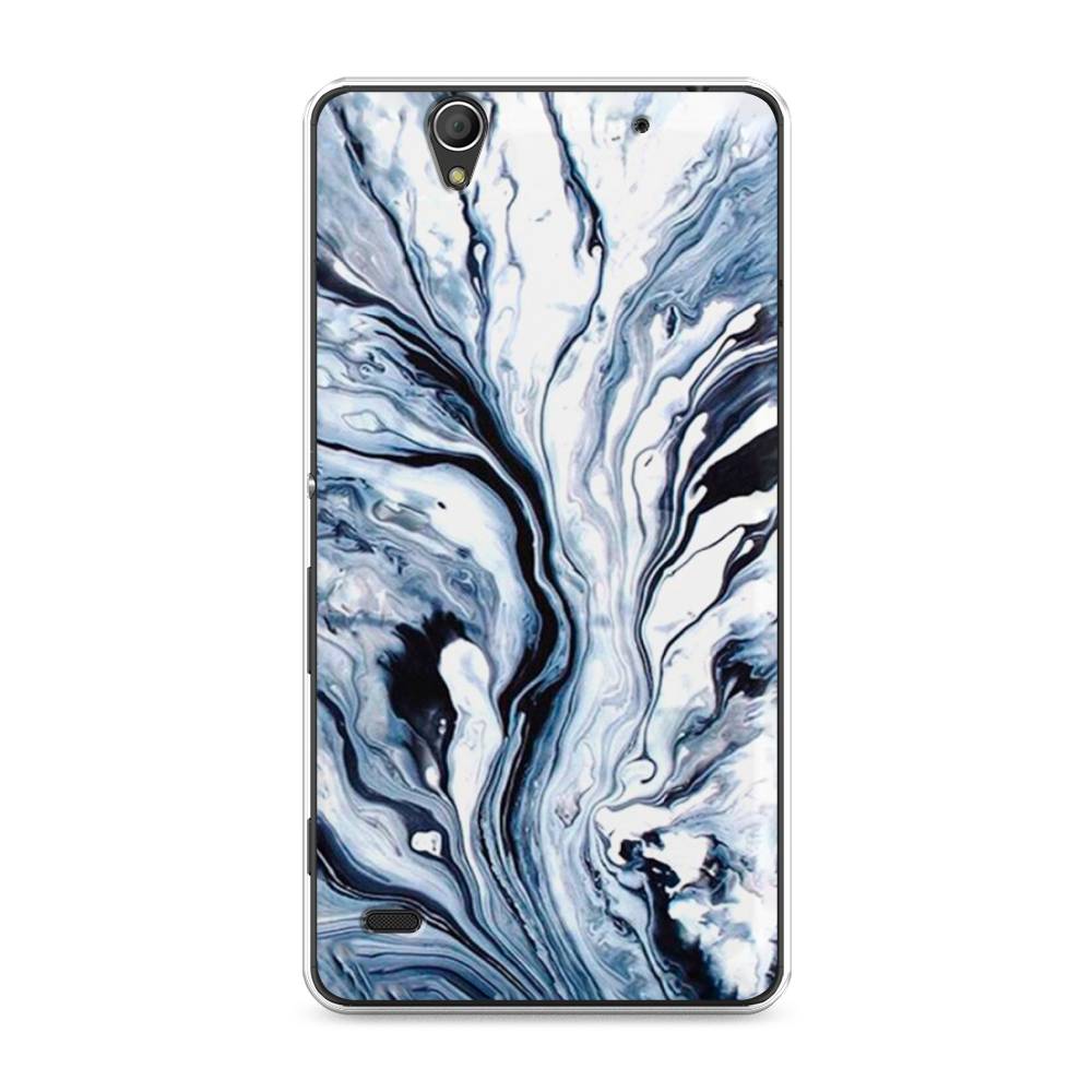 

Чехол Awog на Sony Xperia C4 "Голубой минерал мрамор", Разноцветный, 52650-3