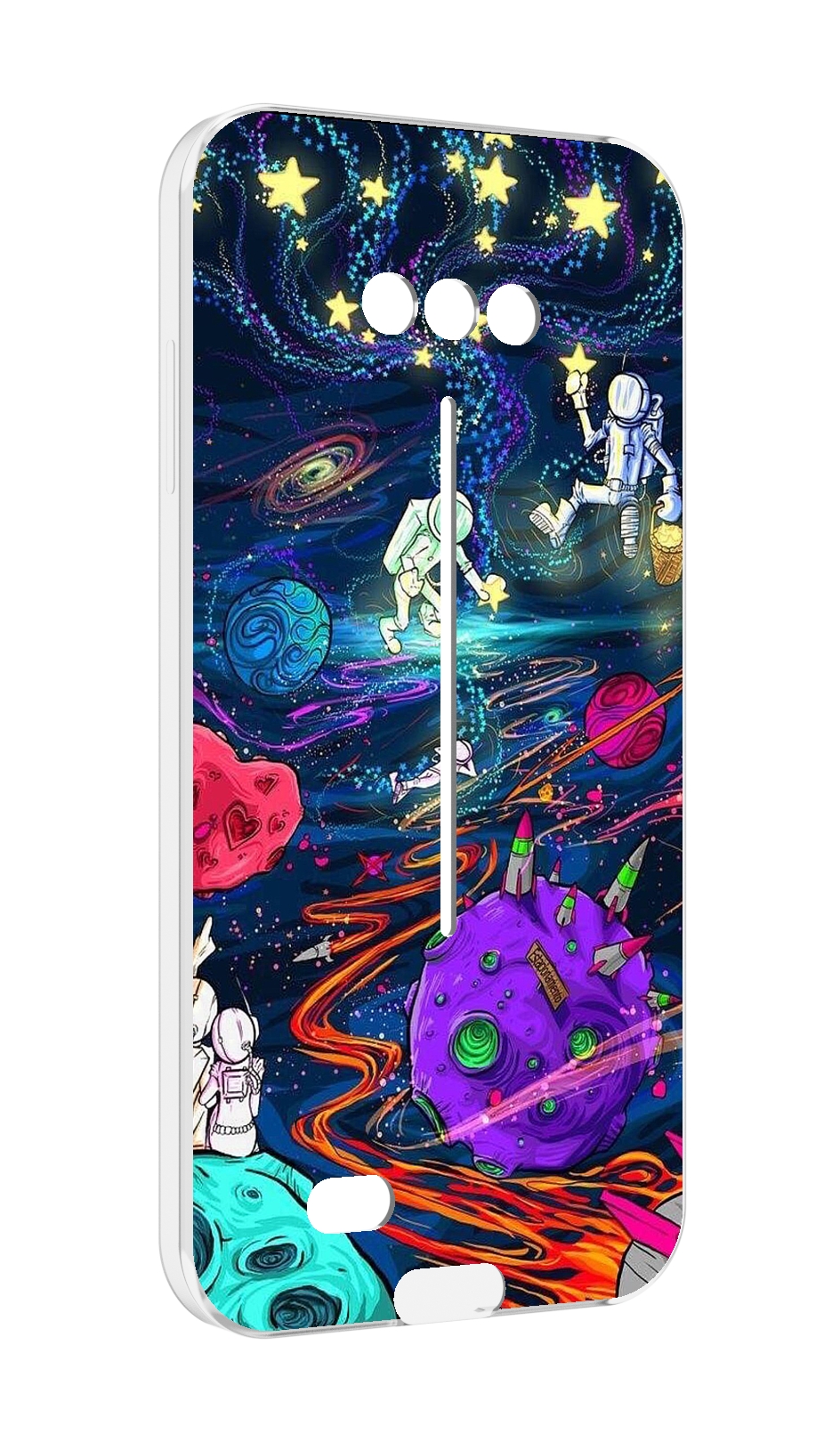 

Чехол MyPads красочный космос для Doogee S41/S41 Pro противоударный, Tocco
