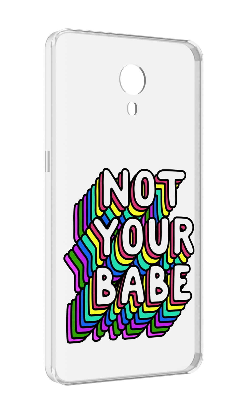 

Чехол MyPads не-твоя-девочка для Meizu M3 Note, Прозрачный, Tocco