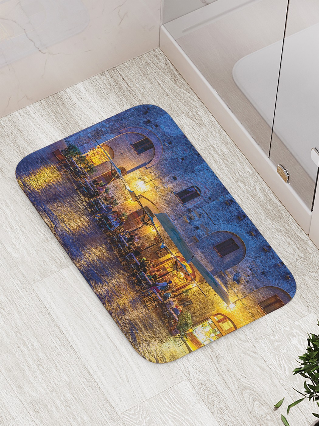 

bath_85437 Коврик противоскользящий для ванной, сауны, бассейна, 77х52 см