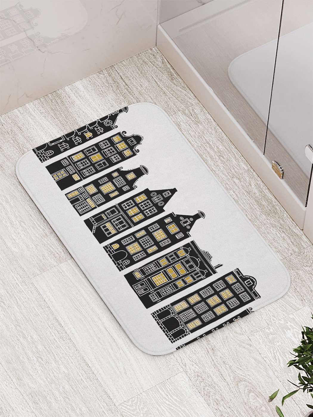 

bath_85436 Коврик противоскользящий для ванной, сауны, бассейна, 77х52 см