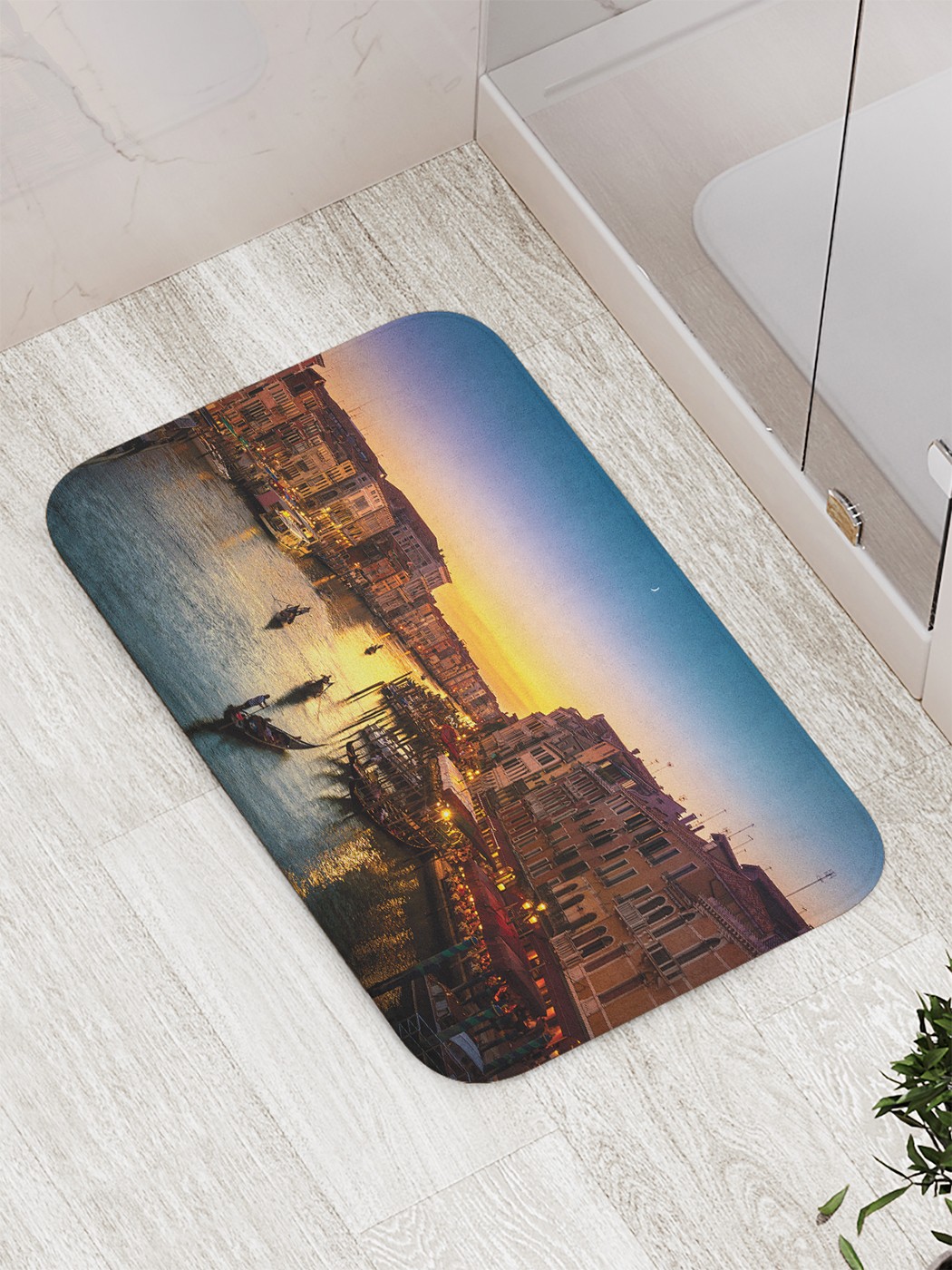 

bath_85433 Коврик противоскользящий для ванной, сауны, бассейна, 77х52 см