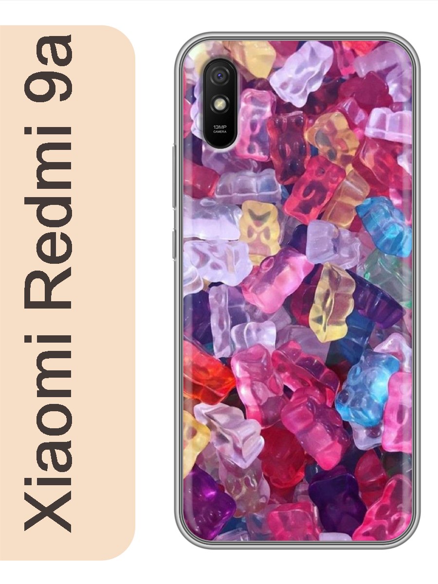 

Чехол на Xiaomi Redmi 9a мармеладные мишки 247, Прозрачный, red9aswts