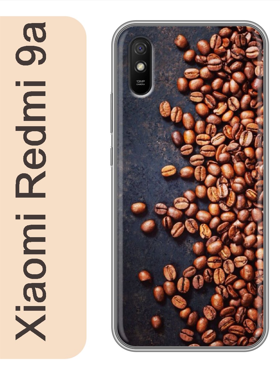

Чехол на Xiaomi Redmi 9a кофе 221, Прозрачный, red9arzne