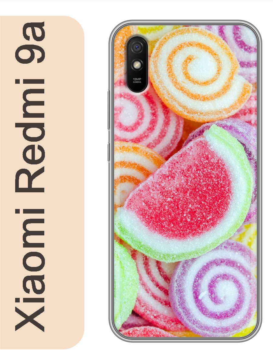 

Чехол на Xiaomi Redmi 9a сладости 218, Прозрачный, red9aswts