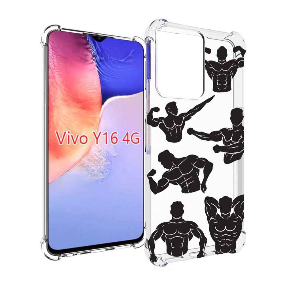 

Чехол MyPads Атлет мужской для Vivo Y16 4G/ Vivo Y02S, Прозрачный, Tocco
