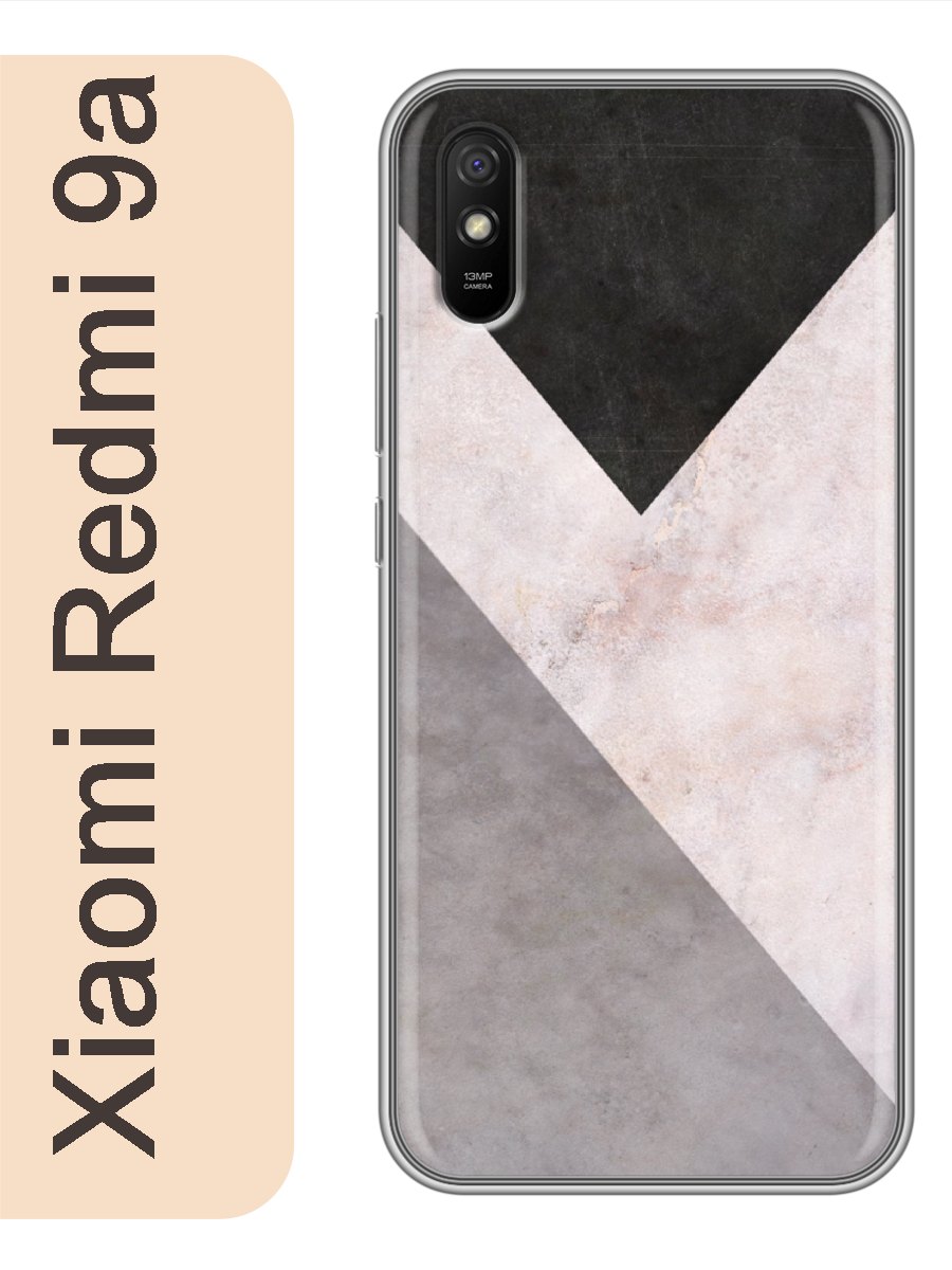 

Чехол на Xiaomi Redmi 9a фон геометрический 199, Прозрачный, red9afone