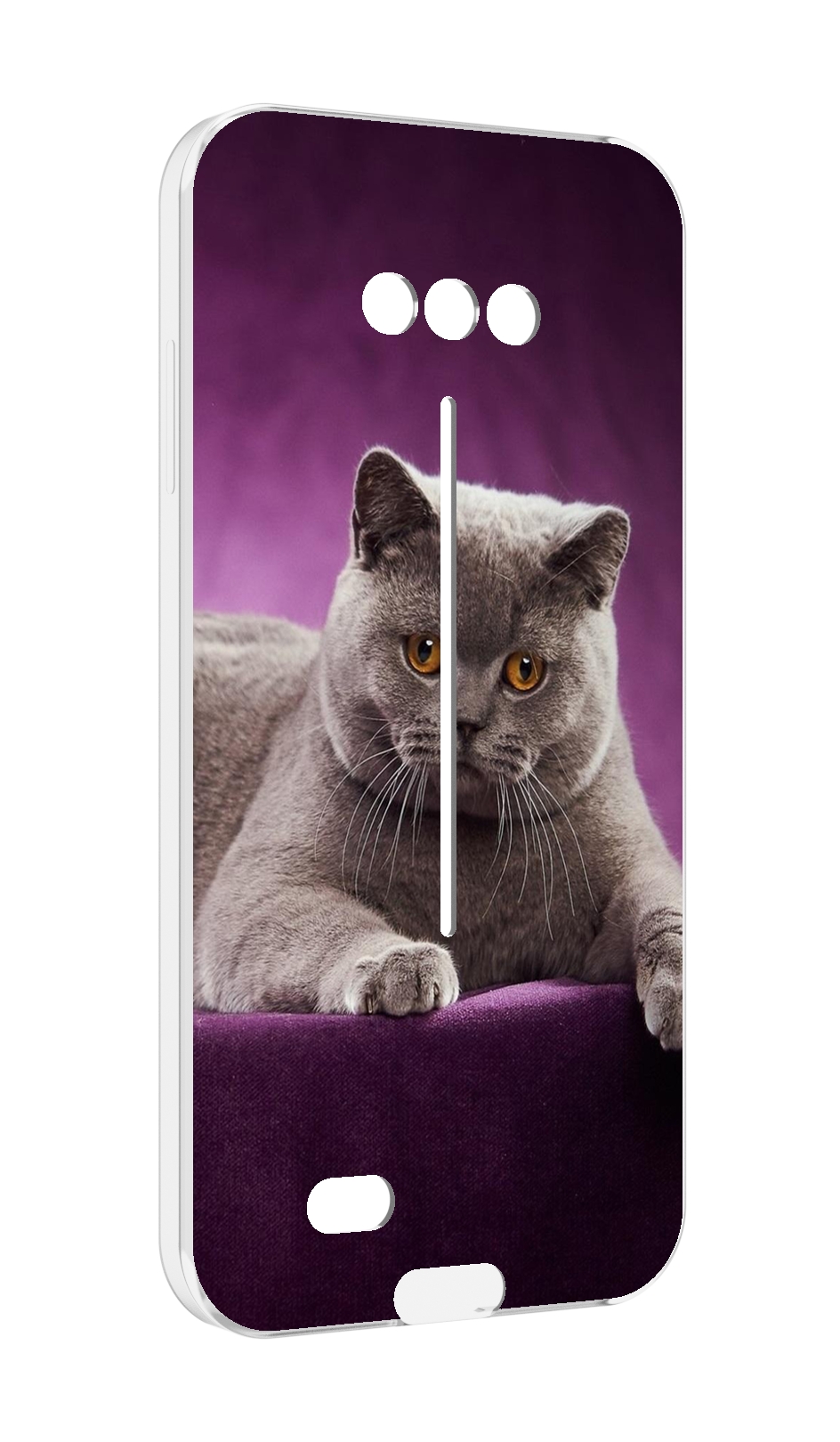 

Чехол MyPads кошка британская короткая для Doogee S41/S41 Pro противоударный, Tocco