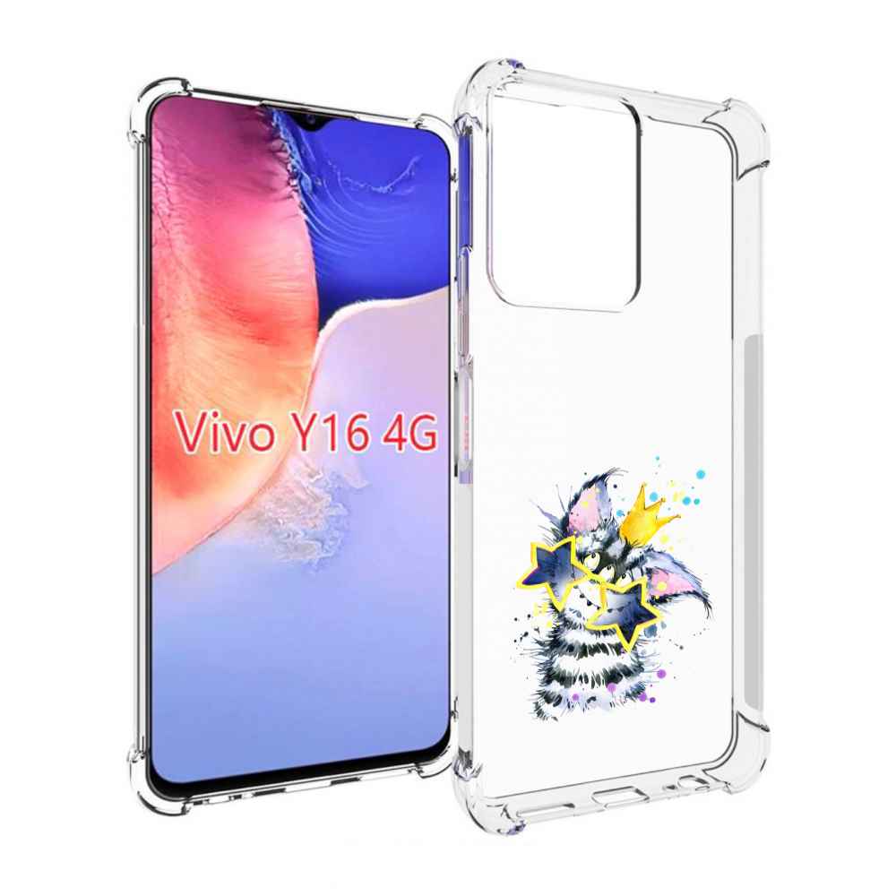 

Чехол MyPads Мартовский Нуся для Vivo Y16 4G/ Vivo Y02S, Прозрачный, Tocco