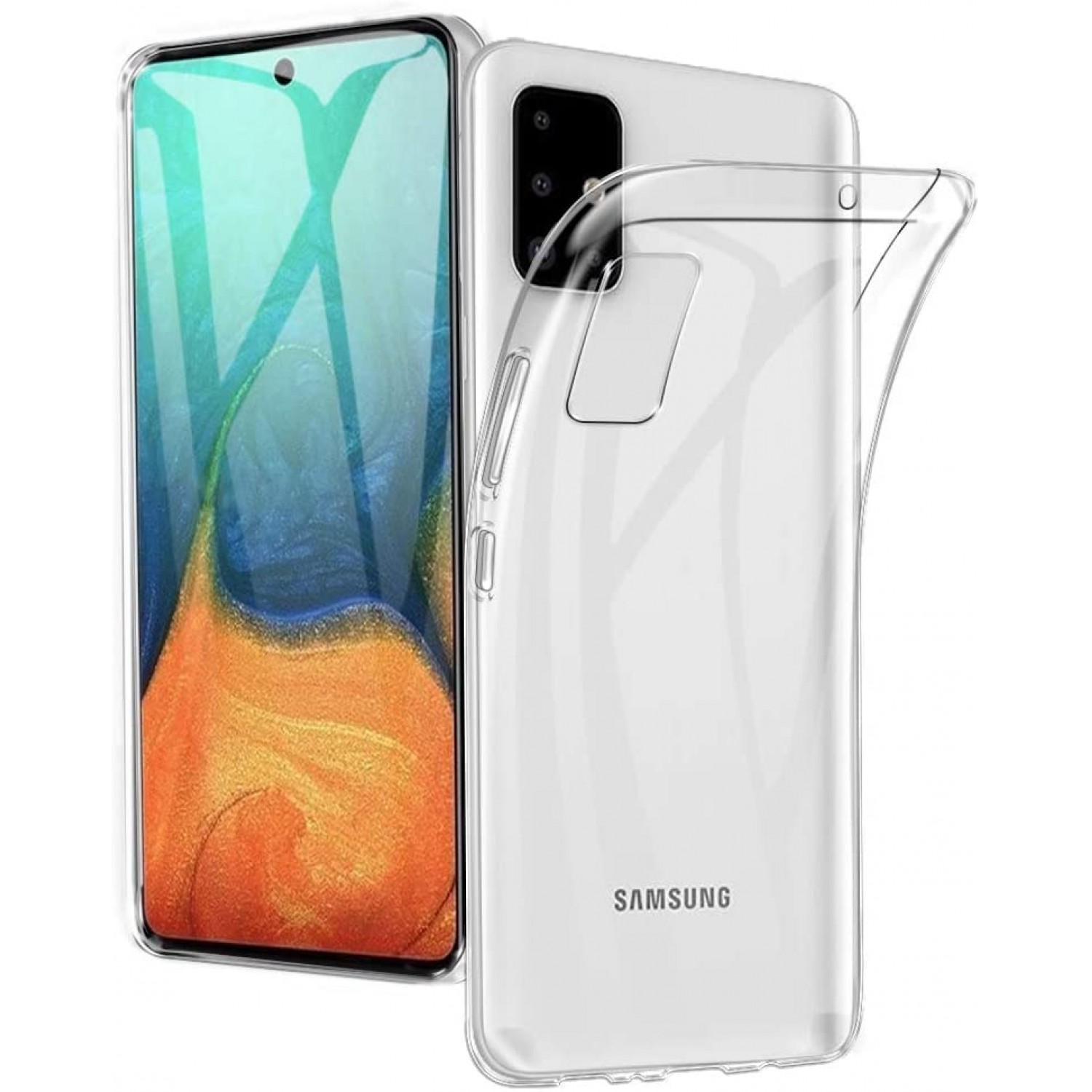 

Накладка силикон для Samsung Galaxy A72 (SM-A725) прозрачная, Прозрачный, Samsung Galaxy A72