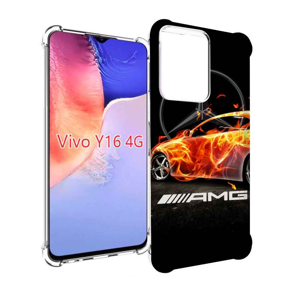 

Чехол MyPads АМГ мужской для Vivo Y16 4G/ Vivo Y02S, Прозрачный, Tocco