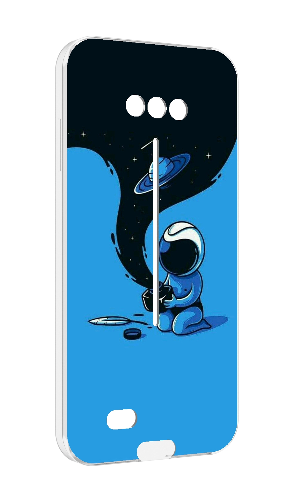 

Чехол MyPads космос из черной краски для Doogee S41/S41 Pro противоударный, Tocco