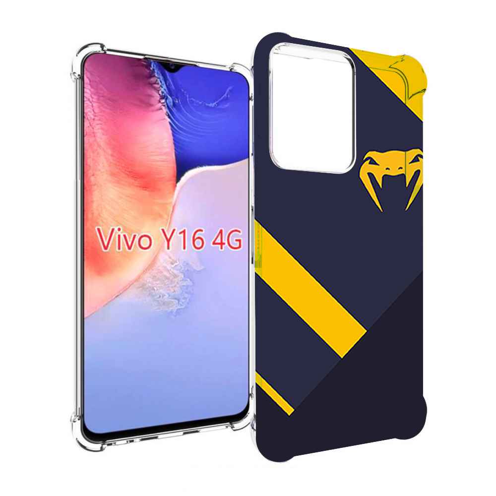 

Чехол MyPads venum мужской для Vivo Y16 4G/ Vivo Y02S, Прозрачный, Tocco