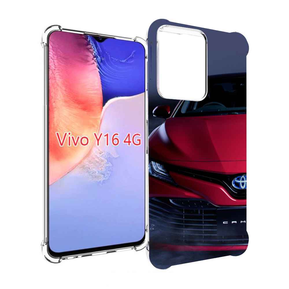 

Чехол MyPads toyota 1 для Vivo Y16 4G/ Vivo Y02S, Прозрачный, Tocco