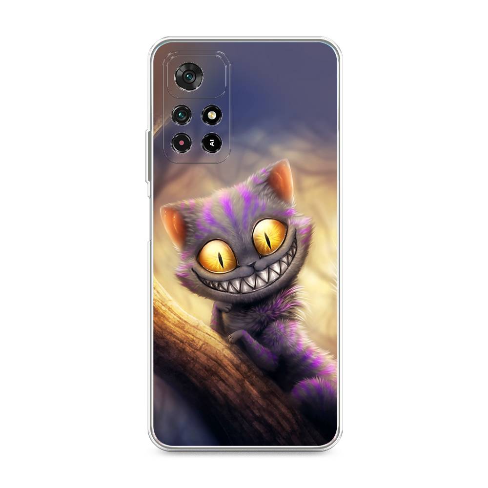 фото Силиконовый чехол "cheshire cat" на xiaomi redmi note 11t 5g awog