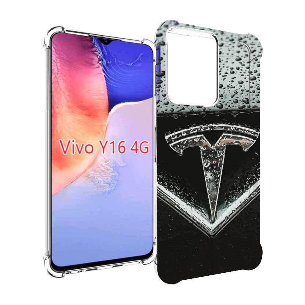 

Чехол MyPads tesla 1 для Vivo Y16 4G/ Vivo Y02S, Прозрачный, Tocco