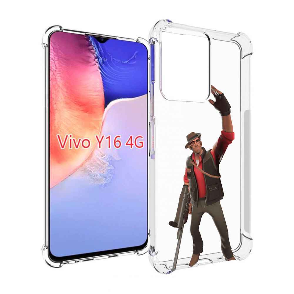 

Чехол MyPads team-fortress-2 для Vivo Y16 4G/ Vivo Y02S, Прозрачный, Tocco