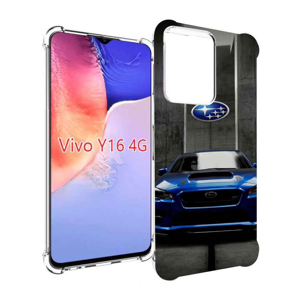 

Чехол MyPads subaru 1 мужской для Vivo Y16 4G/ Vivo Y02S, Прозрачный, Tocco