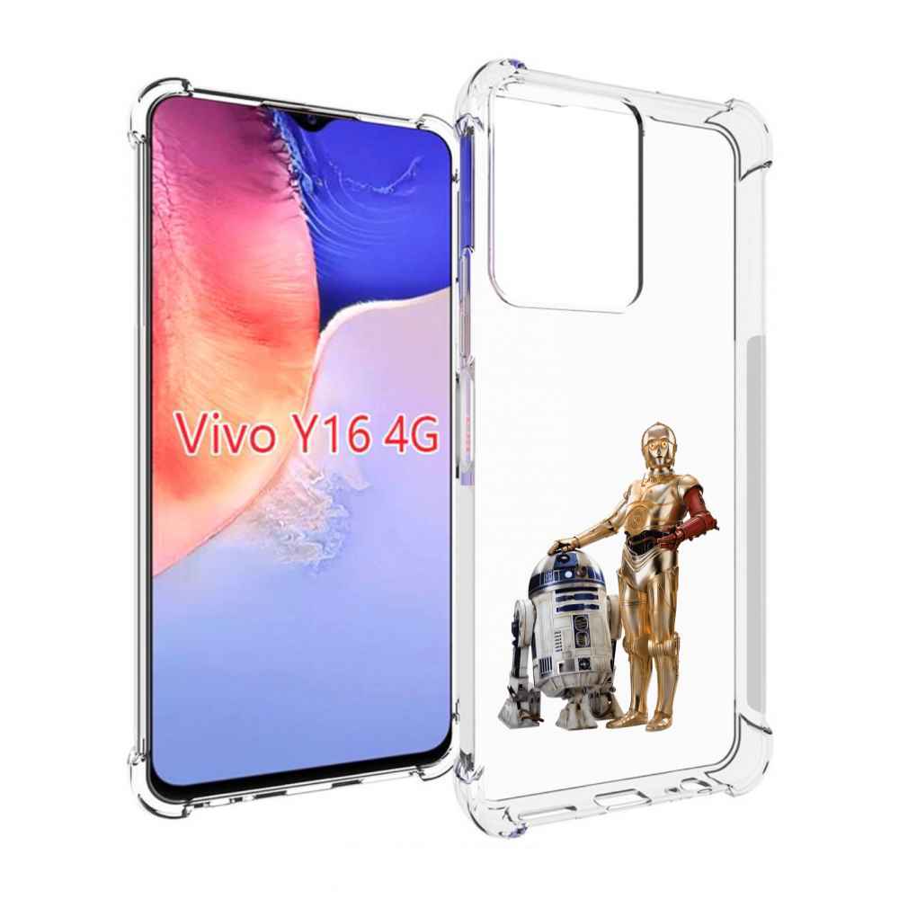 

Чехол MyPads starwars-звездные-воины для Vivo Y16 4G/ Vivo Y02S, Прозрачный, Tocco