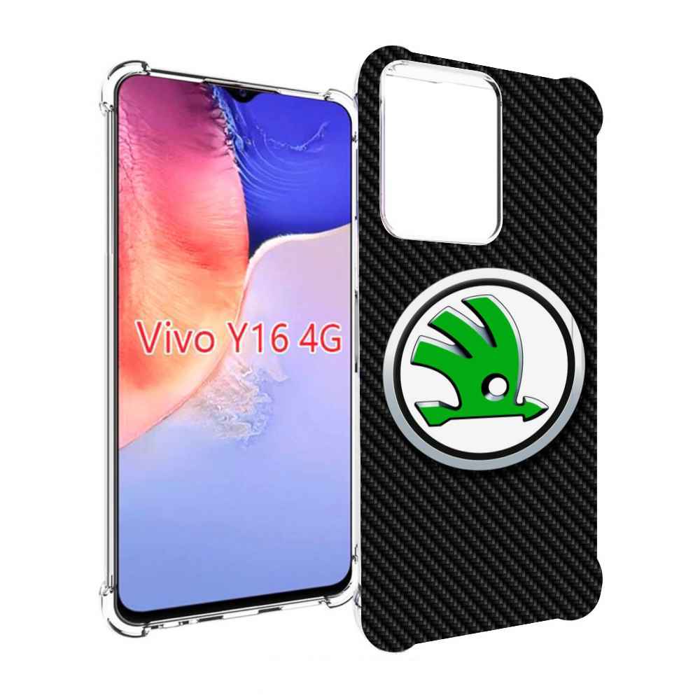 

Чехол MyPads skoda 2 для Vivo Y16 4G/ Vivo Y02S, Прозрачный, Tocco
