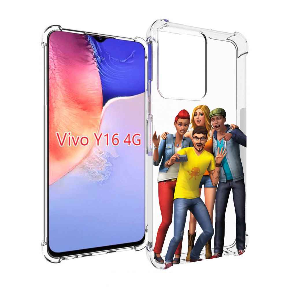 

Чехол MyPads sims для Vivo Y16 4G/ Vivo Y02S, Прозрачный, Tocco