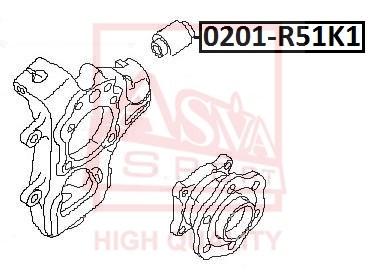 

Сайлентблок ASVA 0201r51rk1