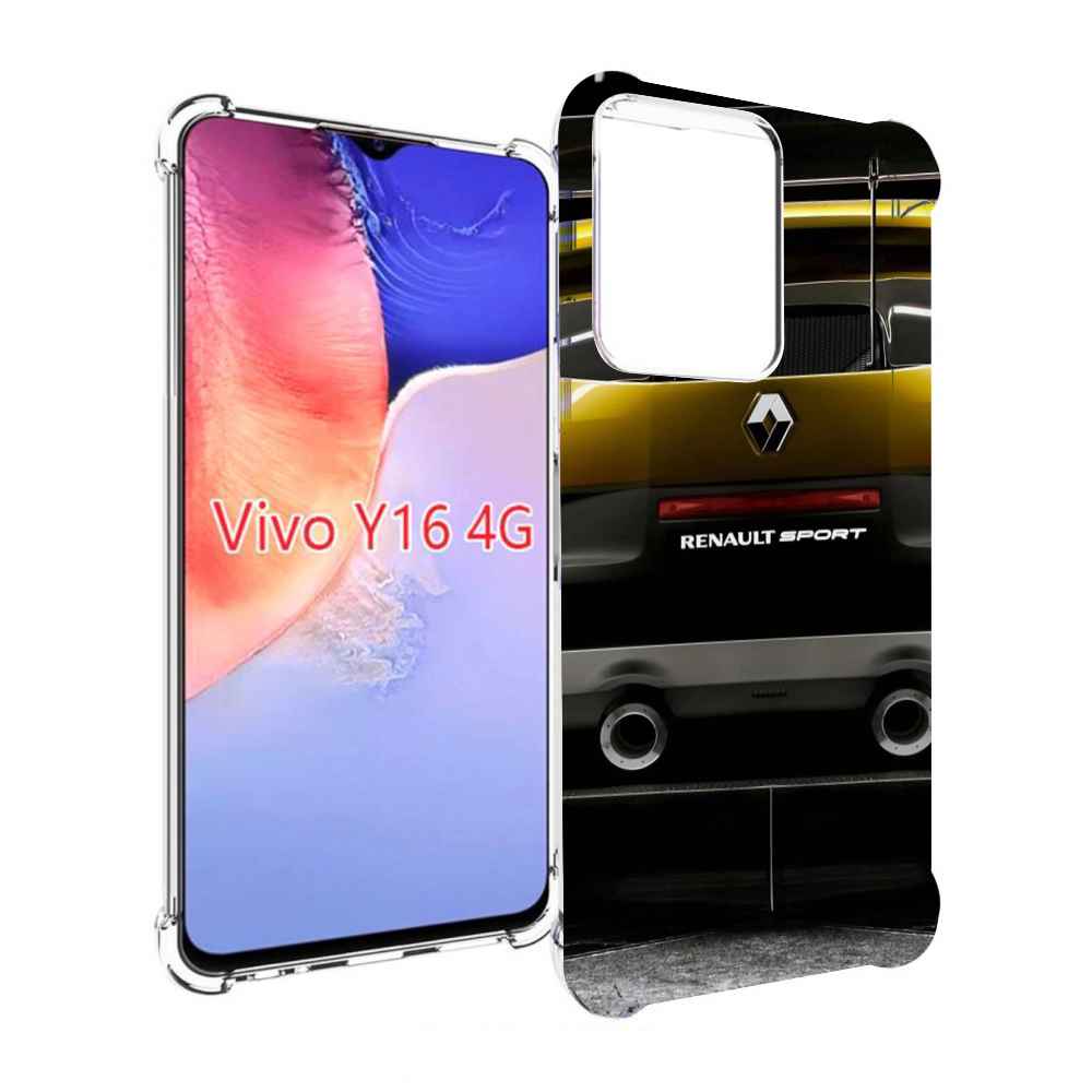 

Чехол MyPads renault-3 мужской для Vivo Y16 4G/ Vivo Y02S, Прозрачный, Tocco