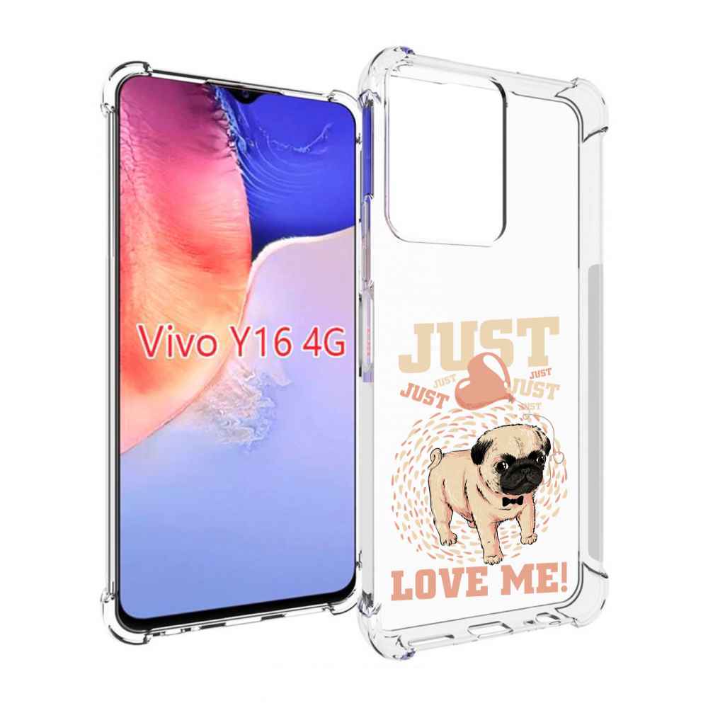 

Чехол MyPads Люби меня для Vivo Y16 4G/ Vivo Y02S, Прозрачный, Tocco