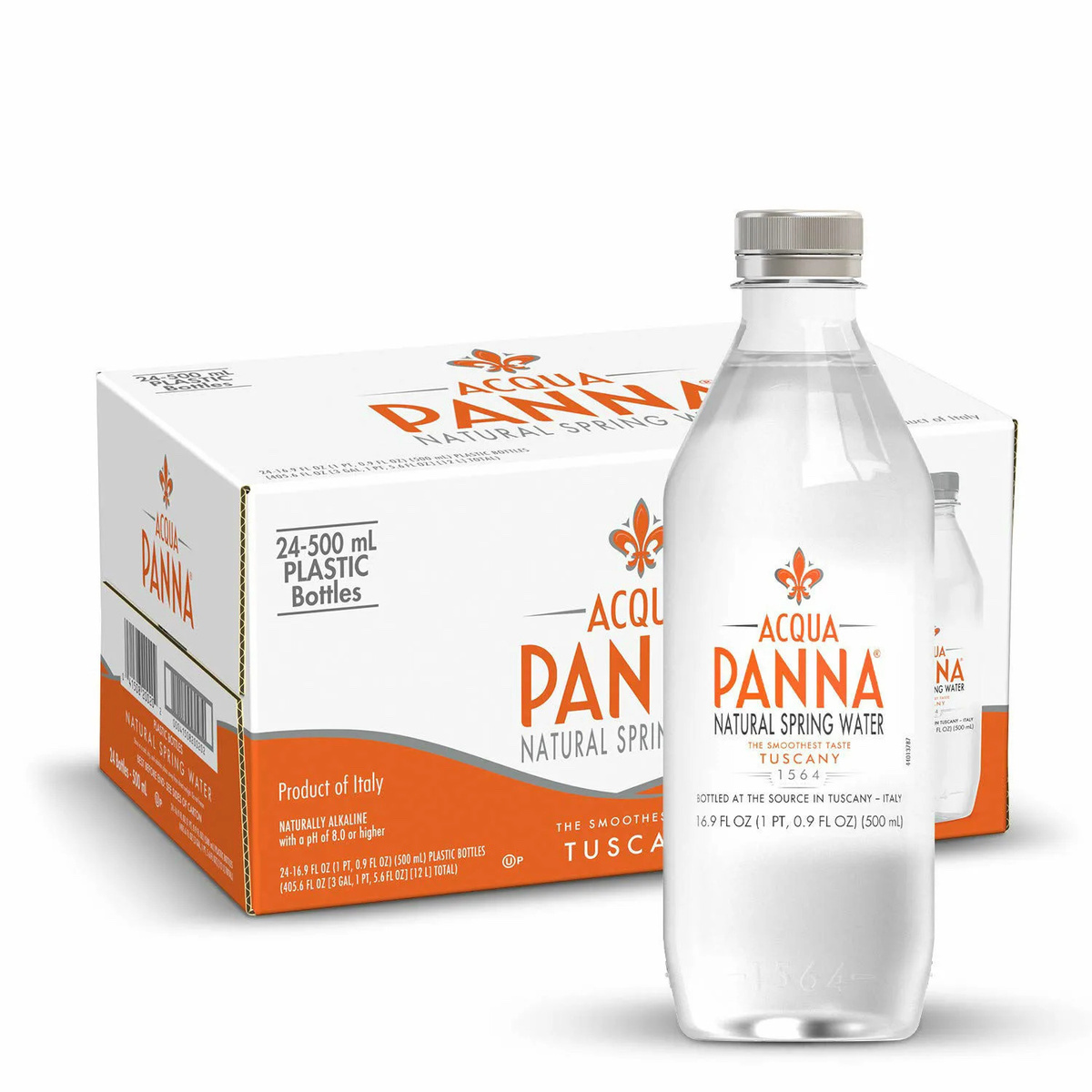 Вода минеральная Acqua Panna негазированная 0,5 л х 24 бутылки