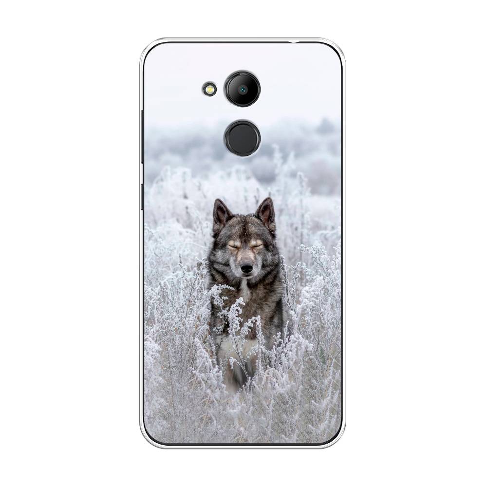 

Чехол Awog на Honor 6C Pro "Волк в поле", Белый;черный, 63850-1