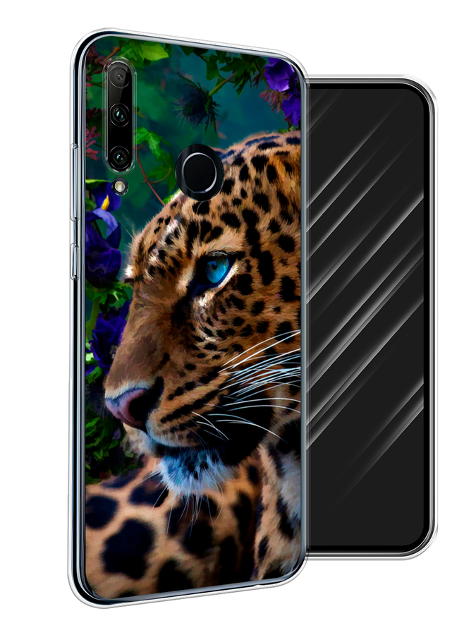 

Чехол Awog на Honor 10i "Волк в поле", Белый;черный, 68850-1