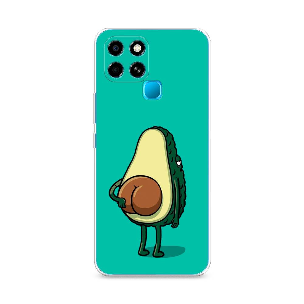 

Чехол Awog на Infinix Smart 6 "Попа авокадо", Разноцветный, 3101050-10