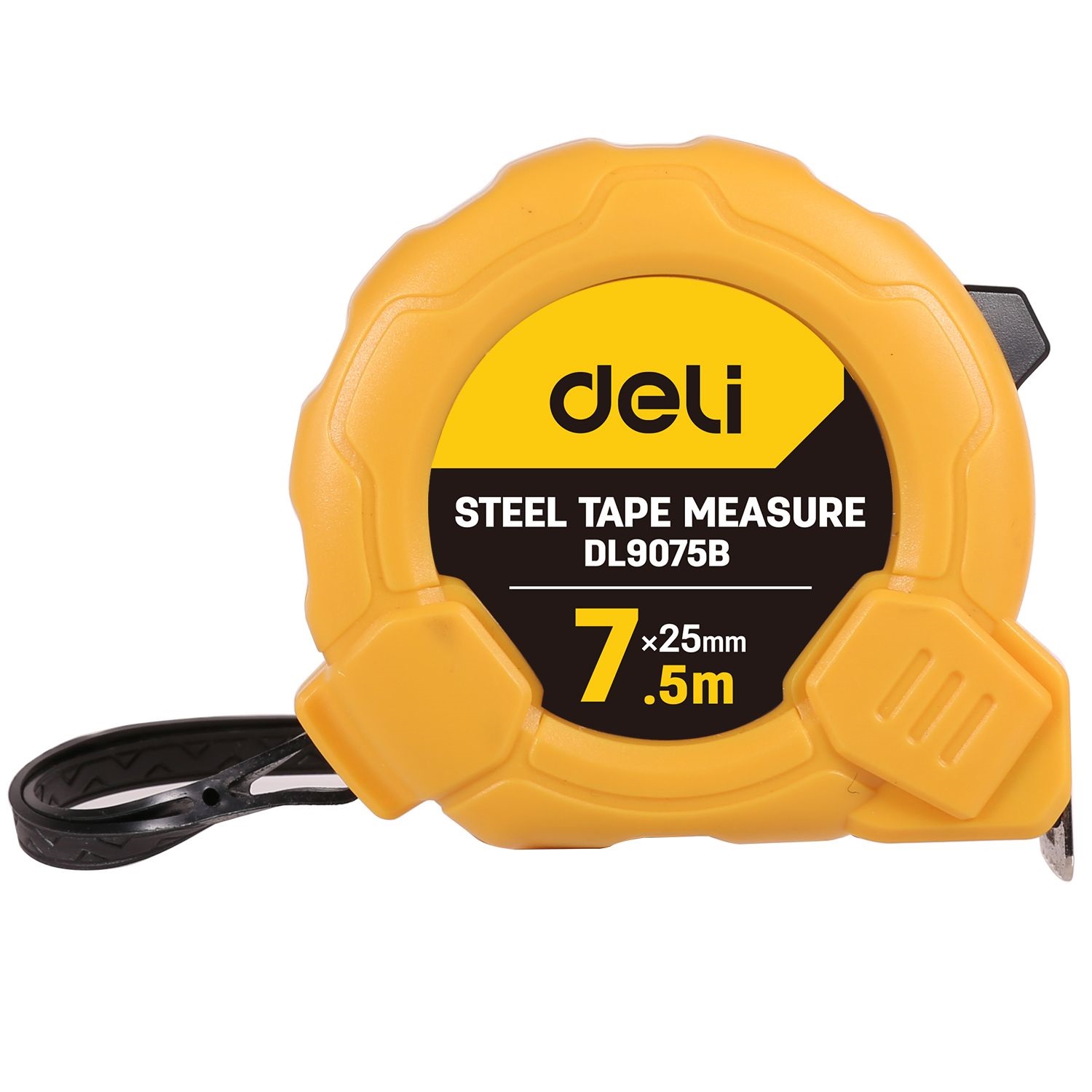 

Рулетка Deli DL9075B 7,5м*25мм, желтый