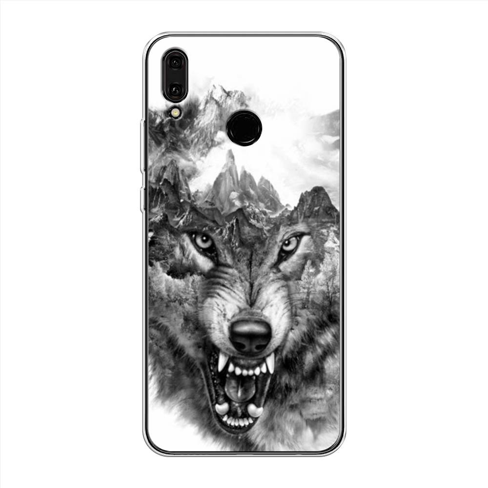 

Чехол Awog "Волк в горах" для Huawei Y9 2019
