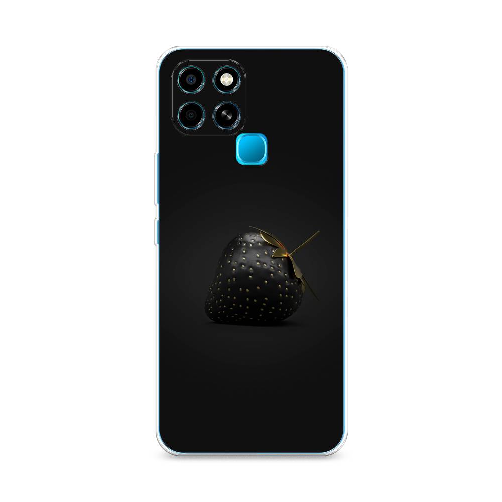 

Чехол Awog на Infinix Smart 6 "Черная клубника", Разноцветный, 3101050-10