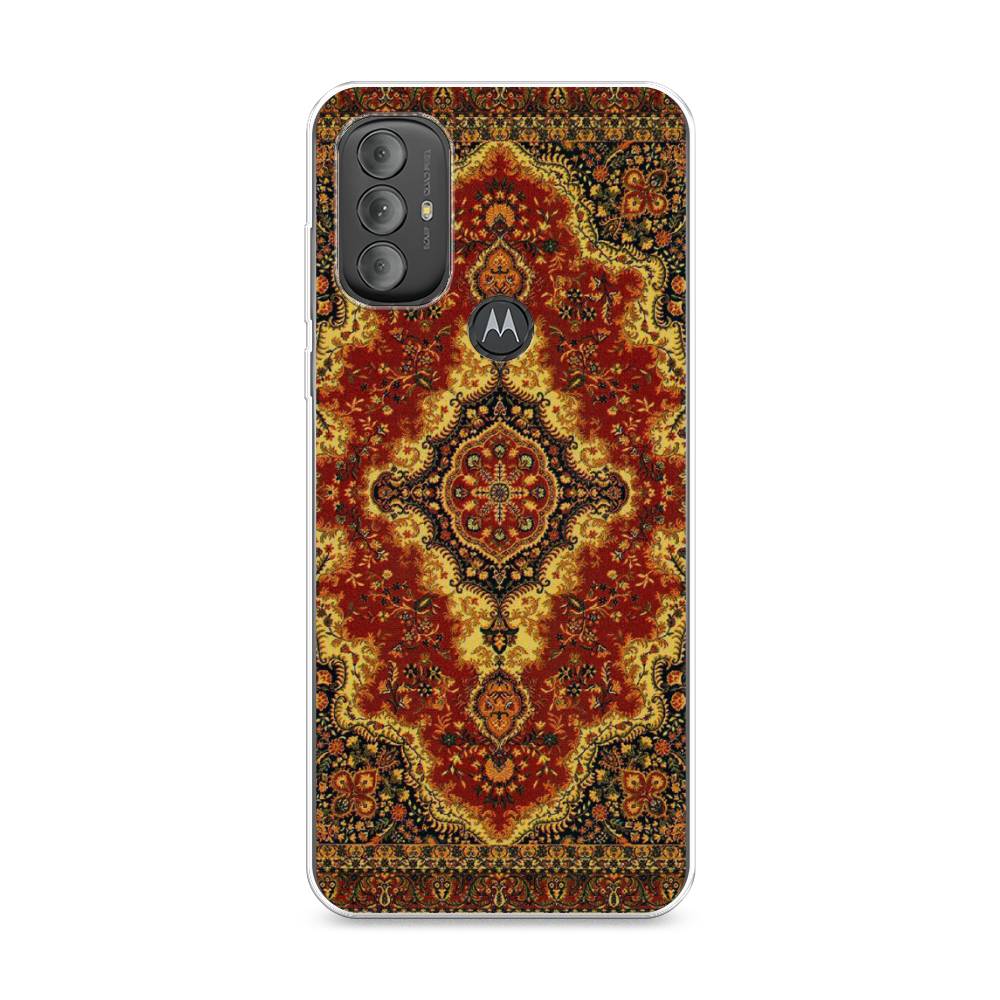 

Чехол на Motorola Moto G Power 2022 "Ковер", Коричневый;золотистый;красный, 242850-3