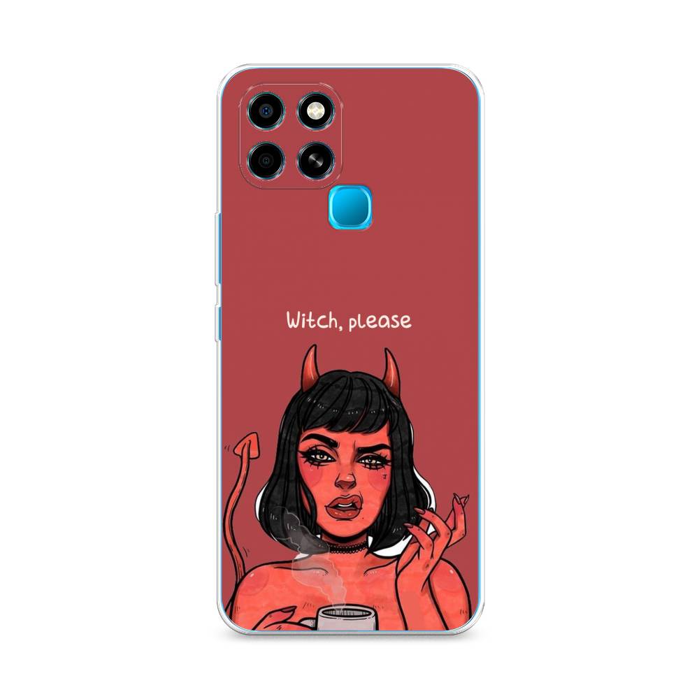 

Чехол Awog на Infinix Smart 6 "Evil Girl", Разноцветный, 3101050-6