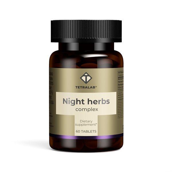 Tetralab Комплекс ночный травы таблетки 515мг 60 шт..