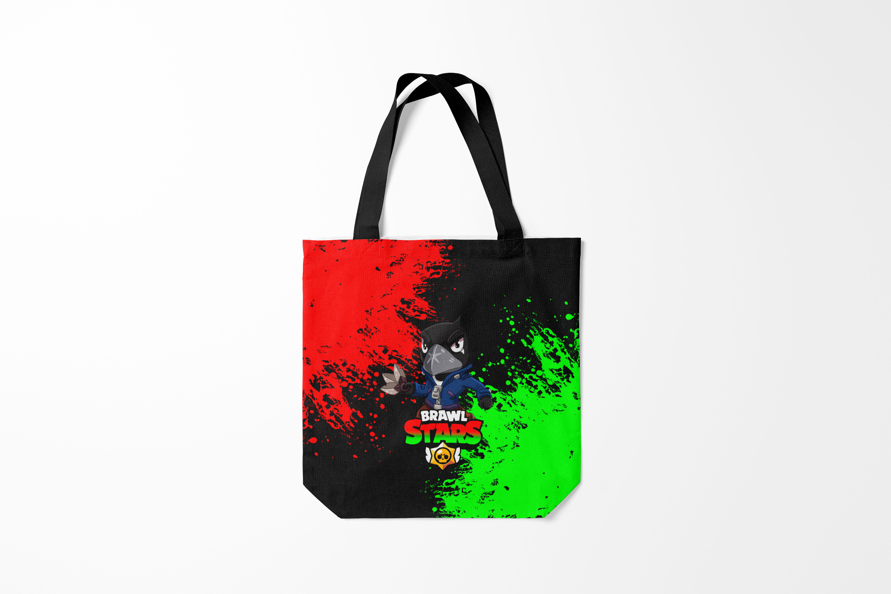 

Сумка шoппер унисекс Burnettie Brawl Stars Crow, черный, Brawl Stars Crow